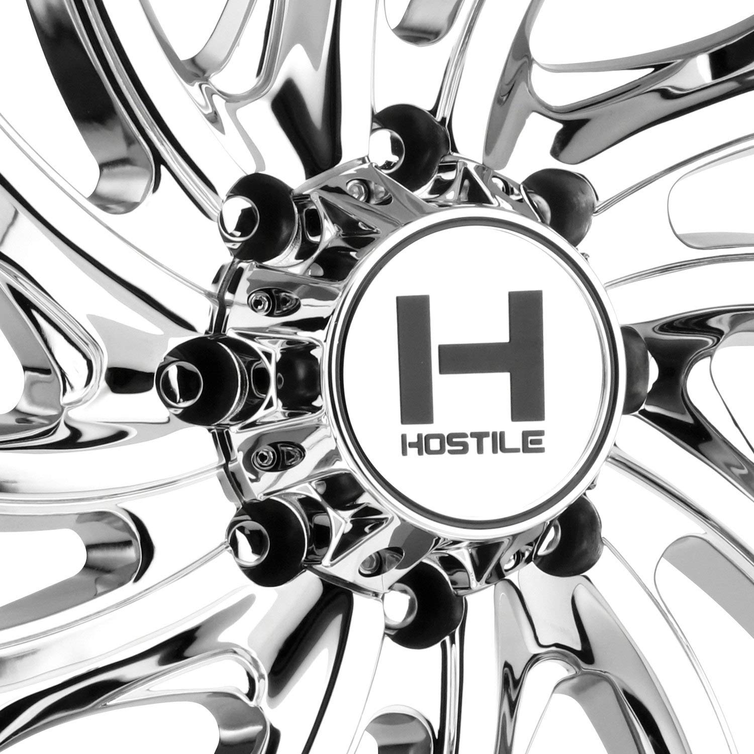 Amazon.com: Hostile H118 Demon Custom Wheel - Armor Plated - 24