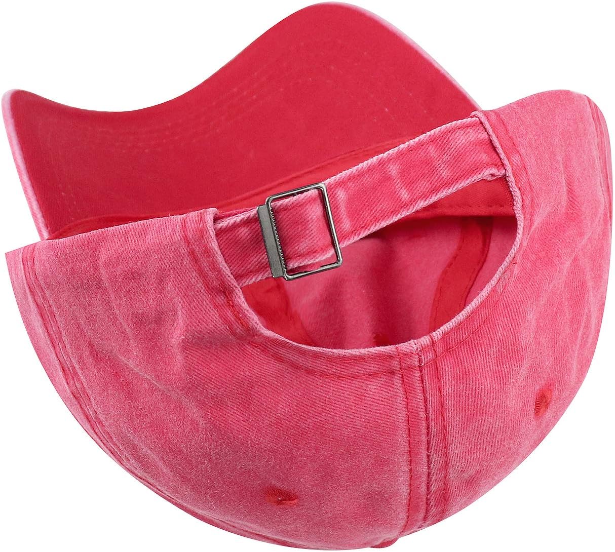 Glamorstar Classic Unisex Baseball Cap Adjustable Washed Dyed Cotton Ball Hat - Image 5