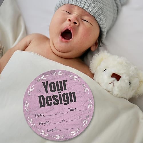 Miniatura 3 de Letrero de anuncio para bebé recién nacido, nombre personalizado para revelación de género, niña y niño, neutro, decoración de pared, regalos de