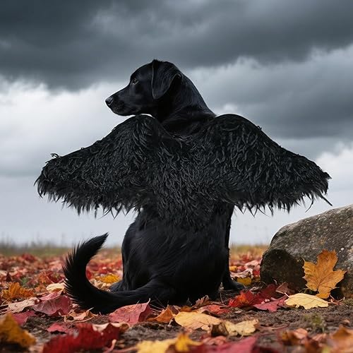 Miniatura 12 de Divertido disfraz de reno y alce para perro, bonita peluca peluda para Halloween y Navidad