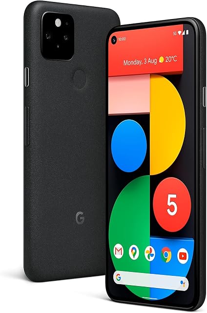 Google Pixel 5 128GB Just Black Unlocked (Renewed)
