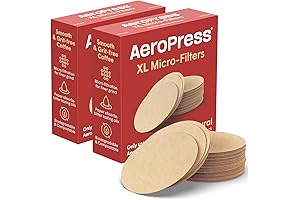 AeroPress XL Natural Paper Microfilters: The Must-Have Coffee Accessory for XL Coffee Makers