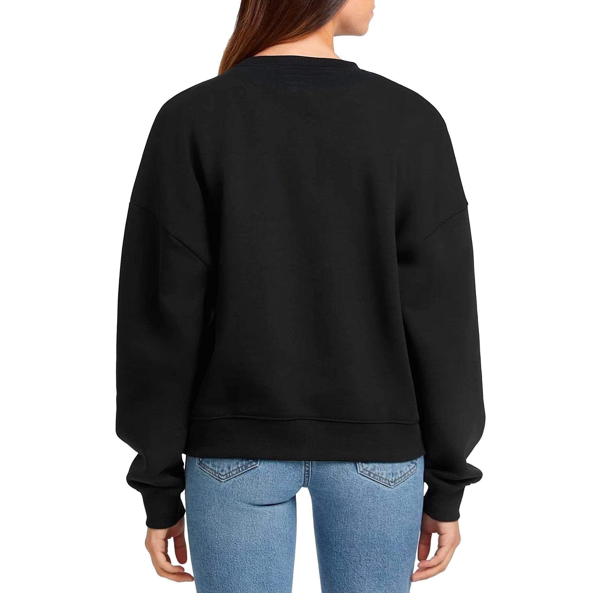 FELPA Donna GUESS W2YQ16 KBA11 JBLK