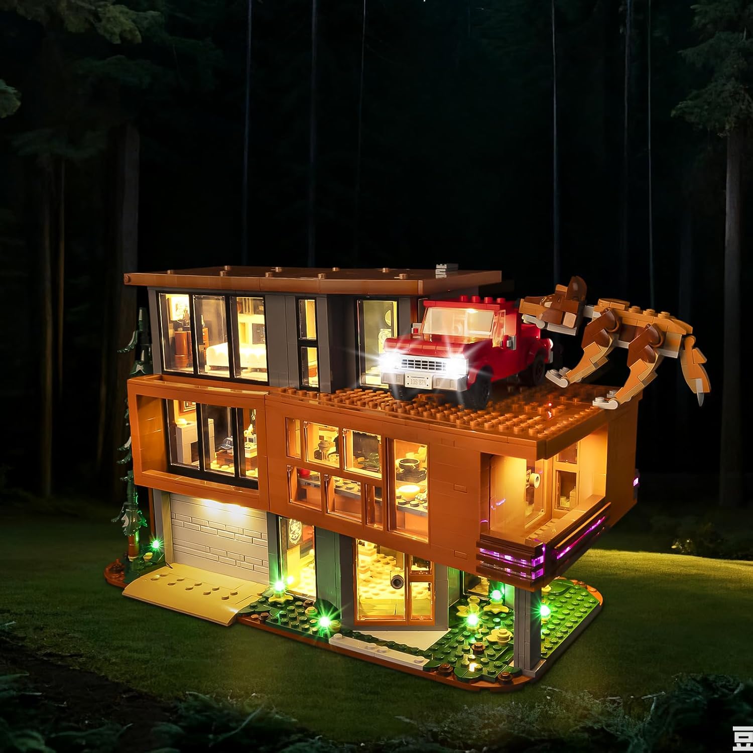 Nitemode LED Light Kit Compatible with Lego Twilight The Cullen House 21354, Upgraded Brightness Adjustable Lighting Accessories(JUST Lights)