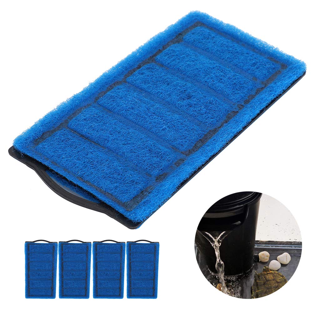 Elemento De Filtro De Acuario, Cartucho De Filtro Para Tanque De Tortuga Y Peces, 4 Piezas