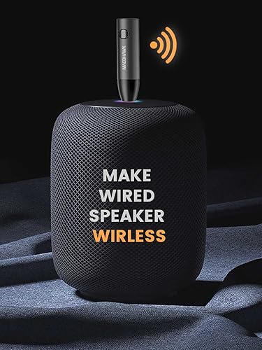 Miniatura 5 de Maedhawk - Adaptador auxiliar Bluetooth de 0.138in para automóvil, elegante receptor Bluetooth 5.0 con cancelación de ruido y conector de