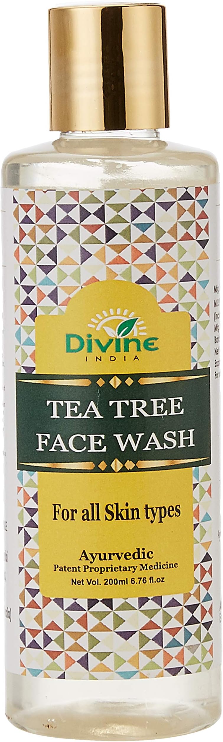 Divine India Tea Tree Face Wash 200 Ml