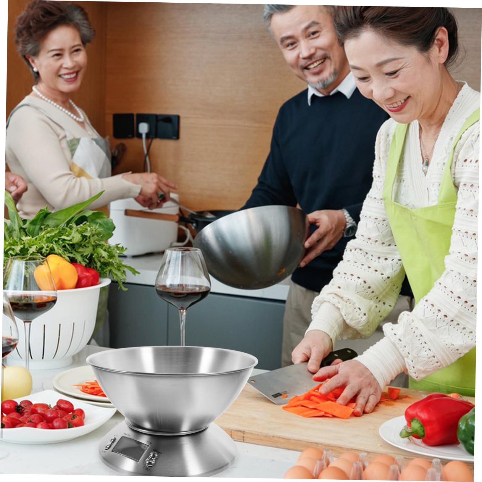 Zerodeko Bilancia da Cucina Digitale Precisione e Affidabilità Garantite in Acciaio Inossidabile Facile Utilizzo da 5000g Multifunzione per Preparazione Pasti in Casa