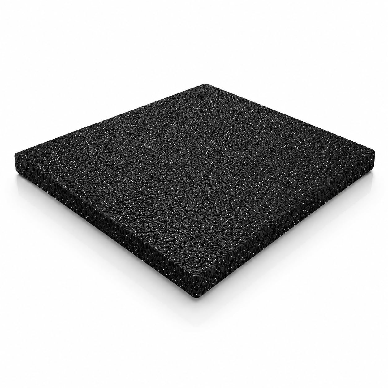 Tappeto antivibrante per lavatrice, 60 x 60 cm, 60 x 60 x 1,5, colore: Nero