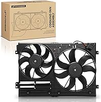 A-Premium Radiator Cooling Fan Assembly for VW Jetta Passat Golf Tiguan Audi A3 TT - 2006-2018 w/ Shroud & Module