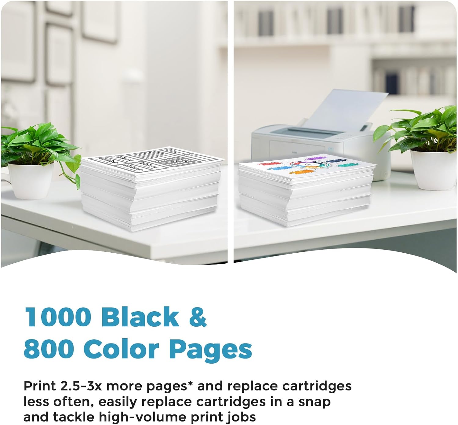 923XL Ink Cartridges Black 2 Pack for HP 923e 923 XL Printers 8130e 8139e Compatible for HP923XL HP923 for OfficeJet Pro 8130 8135e 8125e 8138e 8122e 8125 8138 8122 8120 8139 8123 8124 8134 8133 8132