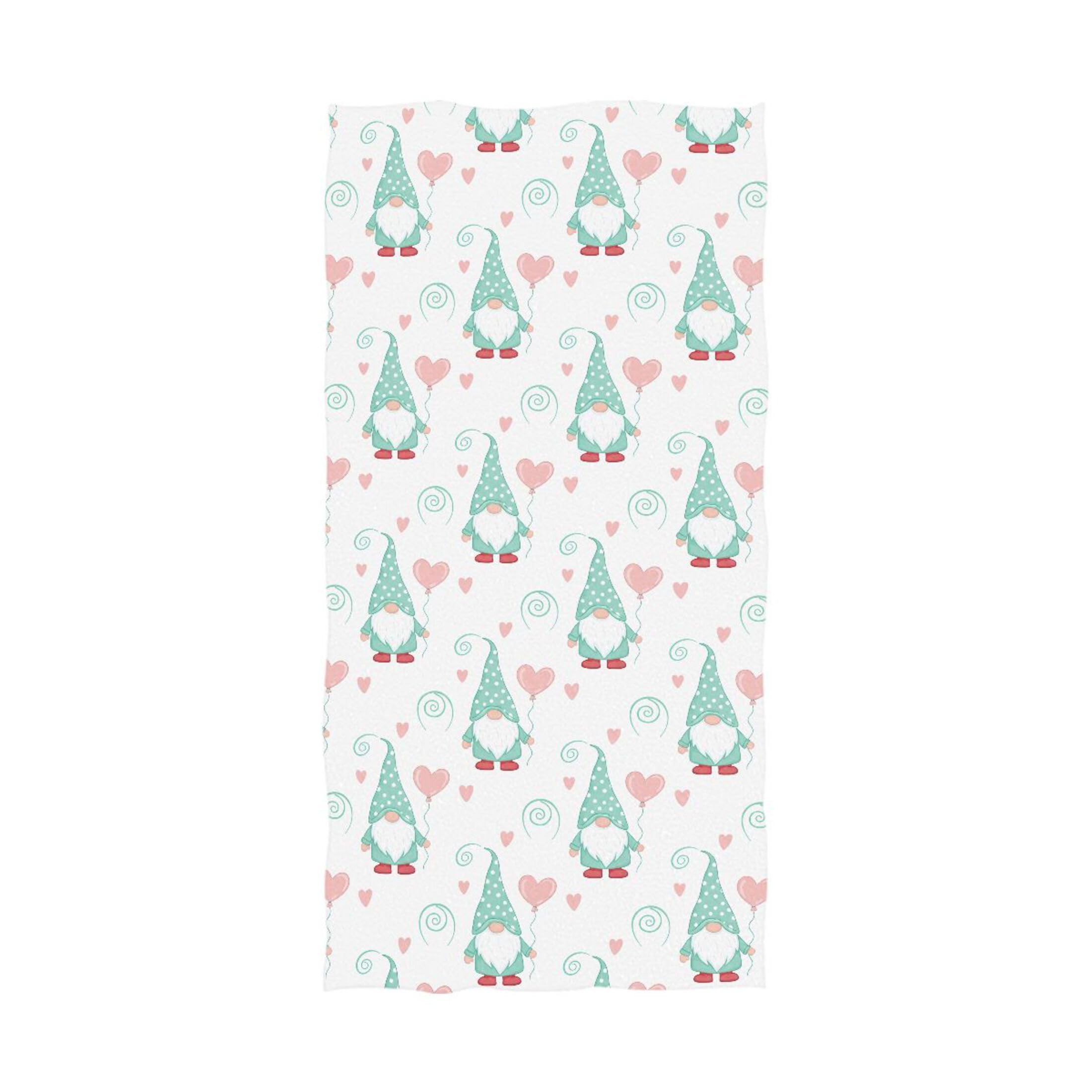 Kutsu Gnomes Bath Towel, Highly Absorbent Cotton Soft Bath Hand Towel for Bathroom Kitchen Hotel Spa, 64 x 32 In