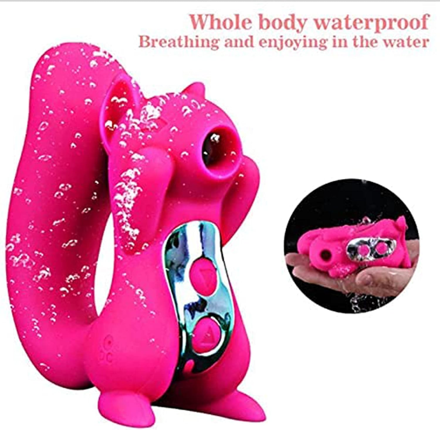 Women's Cute Little Squirrel Sex Toys, 10 Patterns Nipple Sucker, G Sucking Squirrel Toy for Men and Women, Cunnilingus Passionate Breast-Sucking Adult Products