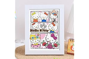 Akutoer Hello Kitty Arts & Crafts: Diamond Drawing Kit for Creative Expression