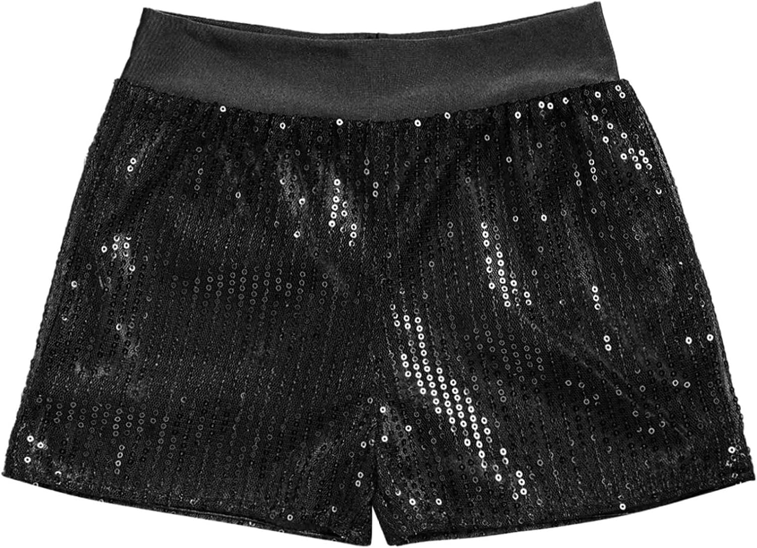 JEYPINMI Children Girls Sequin Jazz Dance Shorts Hip Hop Ballet Dance Tumbling Bottoms Gymnastics Shorts Hot Pants