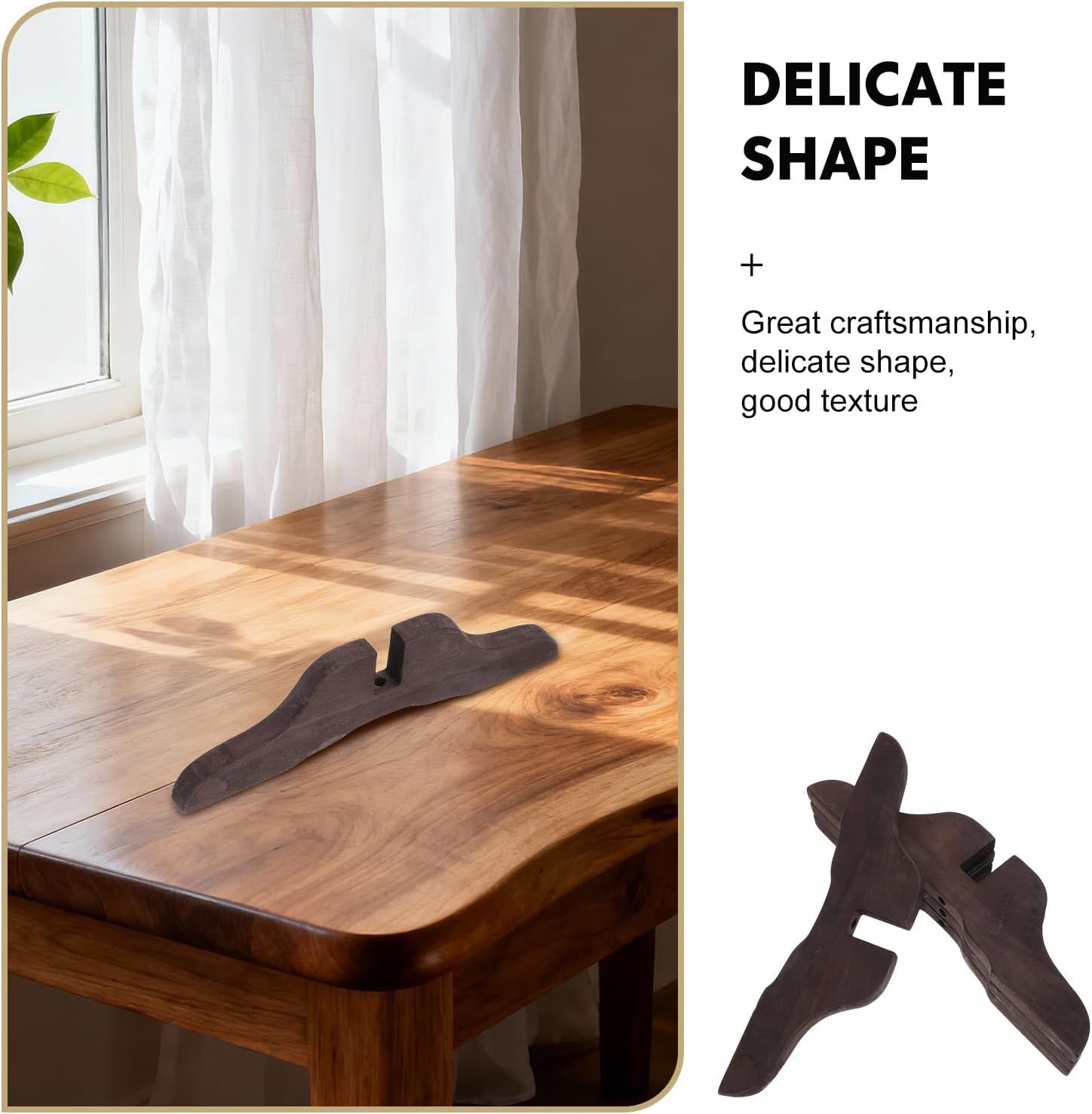 4Pcs Folding Room Divider Stand: Privacy Screen Partition Wood Base - Divider Panel Stand Bracket Support Feet for Tearoom Office Meeting 11.3x3.1x0.7