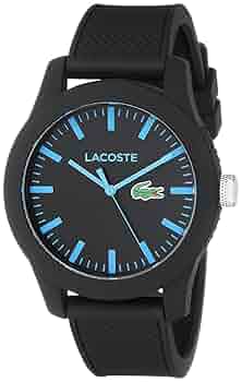 Amazon.co.jp: LACOSTE ラコステ 2010791 ブラック シリコン