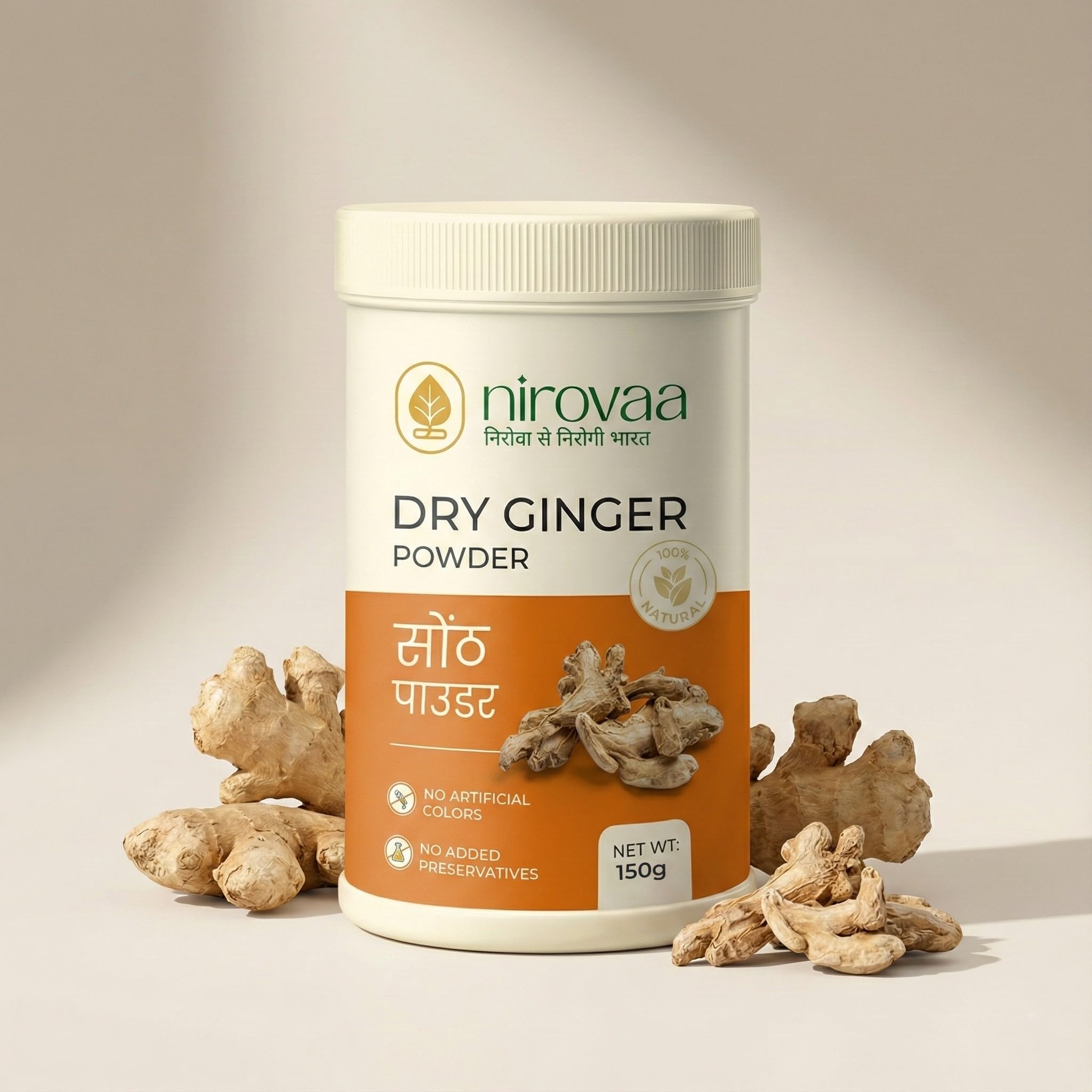Pure Dry Ginger Powder 150g | Natural Sonth Powder | Chemical-Free Ayurvedic Digestive & Metabolic Booster | Supports Digestion, Nausea Relief, Metabolism & Daily Wellness — Amazon image 9