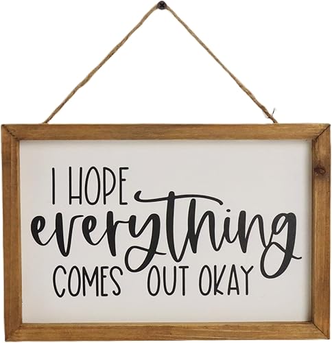 Decoración de baño de granja, divertido letrero de cambio de papel higiénico, bonito arte de pared para baño, accesorios rústicos de baño de