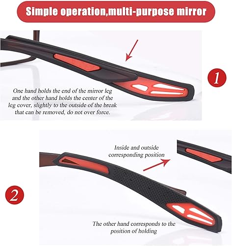 Miniatura 4 de Gafas deportivas, gafas de seguridad para fútbol, con correa ajustable, patillas intercambiables para hombres y jóvenes