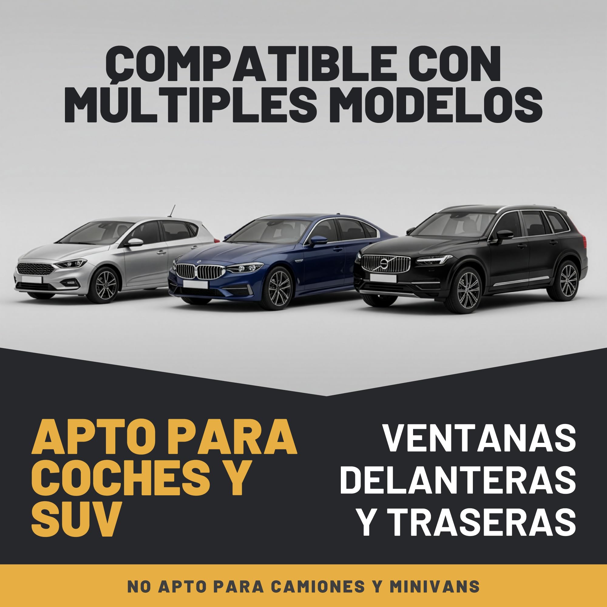 Pack 2 Parasoles Coche Laterales - Protector UV - Funda Ajustable Elastica para Ventanillas Traseras y Laterales - Quitasol Efecto Mosquitera - Parasol para Bebe, Niños y Mascotas - 5