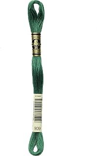 DMC Bulk Buy Thread 6-Strand Embroidery Cotton 8.7 Yards Very Dark Emerald Green 117-909 (12-Pack)