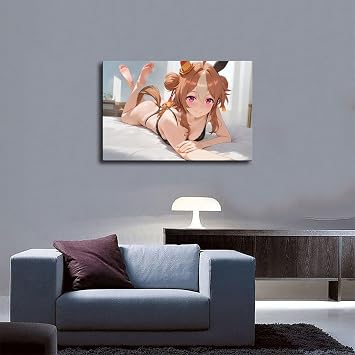 AI Japanese Anime, AI Sexy Girl, AI Anime Drawing58 Canvas Poster Wall Art Decor Print Picture Paintings for Living Room Bedroom Decoration Unframe: 24x36inch(60x90cm)
