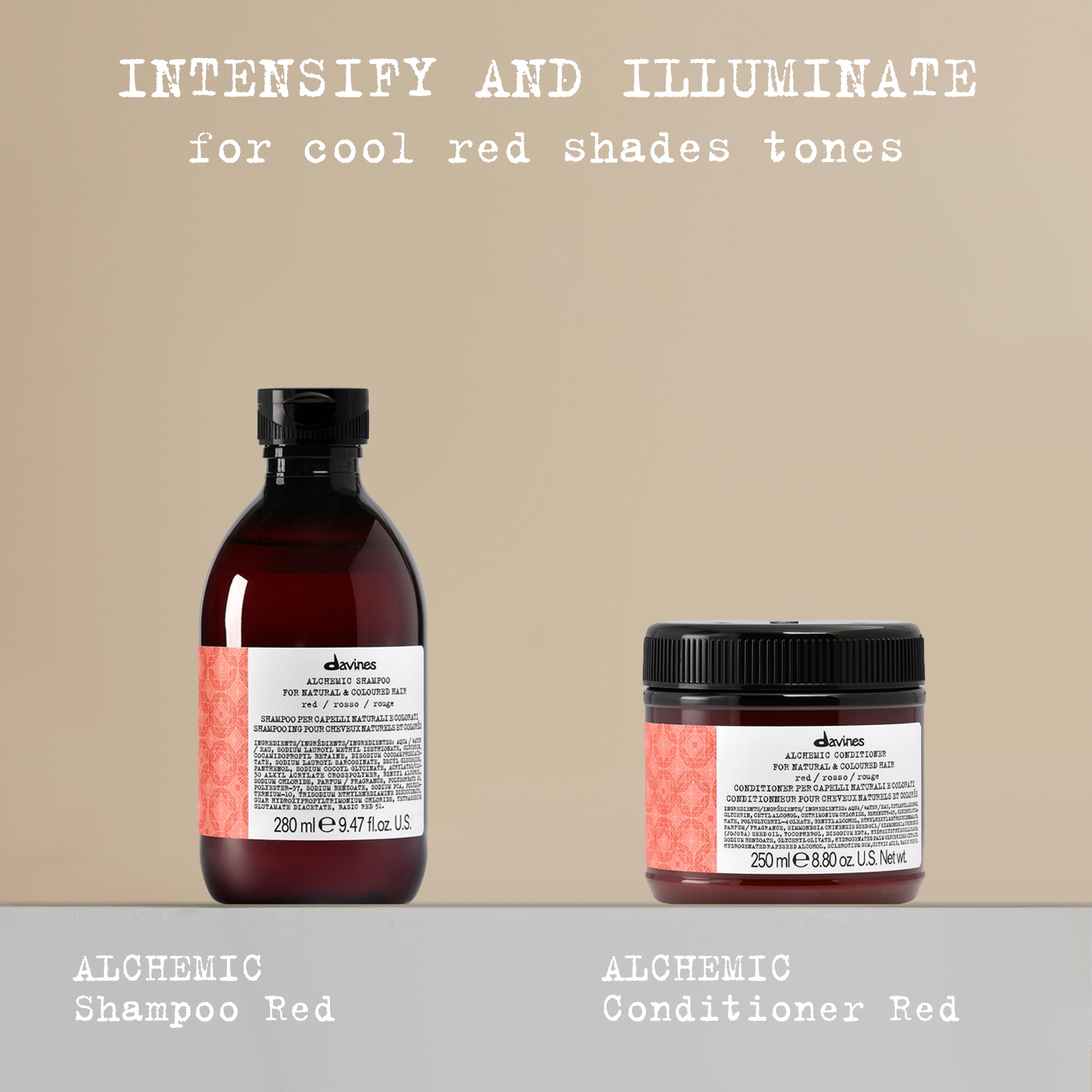 Davines Alchemic Conditioner, Red, 250 ml (Pack of 1) : Amazon.co