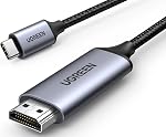 UGREEN USB C to HDMI Cable 4K 60Hz 10FT Thunderbolt 4/3 to HDMI Type C to HDMI Braided Cord Converter Support 3D Compatible with MacBook Pro/Air, iMac, iPad Pro, Galaxy S20 S10, Surface, Dell, HP