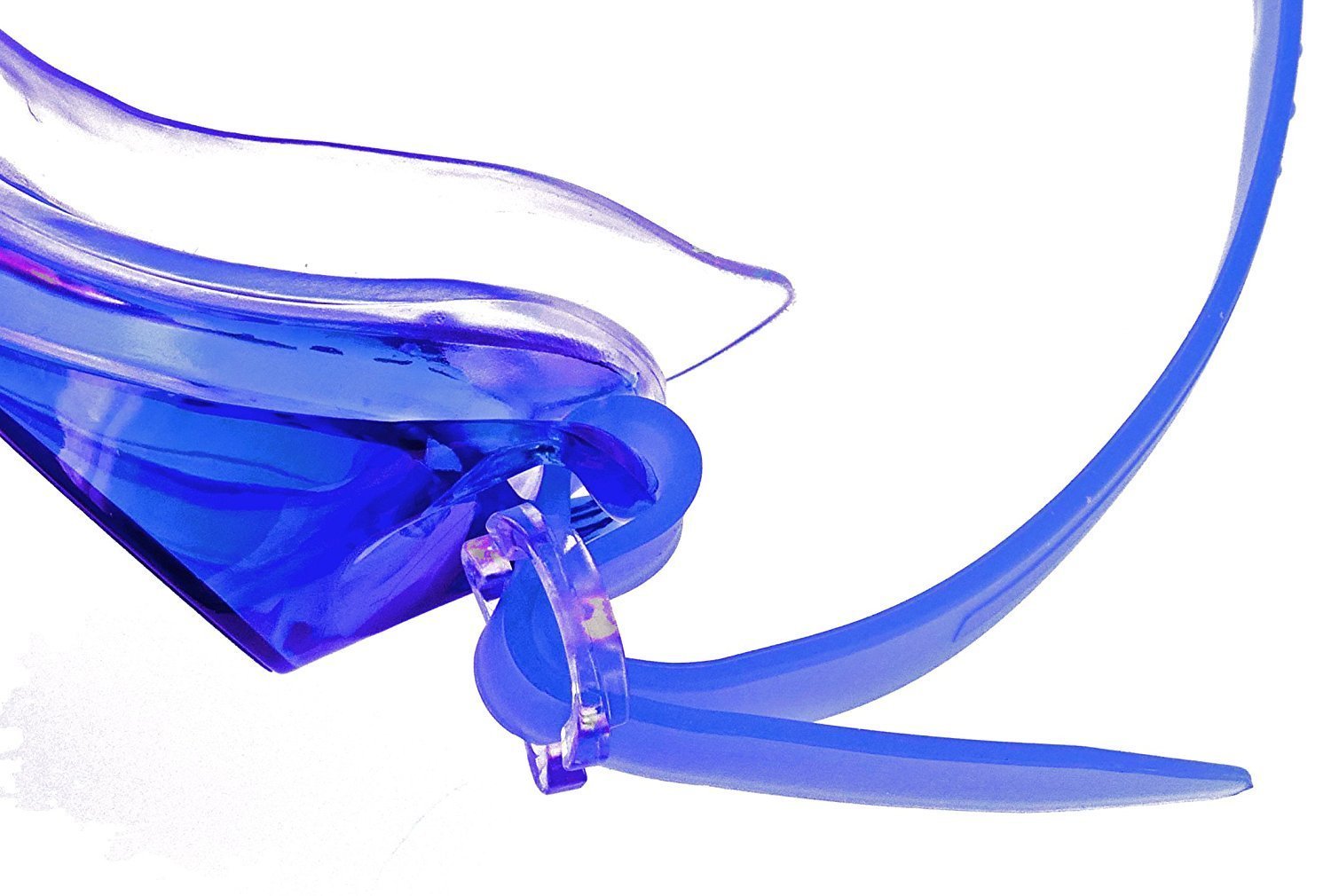 AVS RETAIL Swimming Kit with Swimming Goggles Silicone Swimming Cap + 1 Nose Clip + 2 Ear Plugs (MULTIBLUE AND PINK) 4