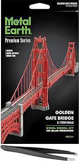 Fascinations Metal Earth Premium Golden Gate Bridge 3D Model Kit