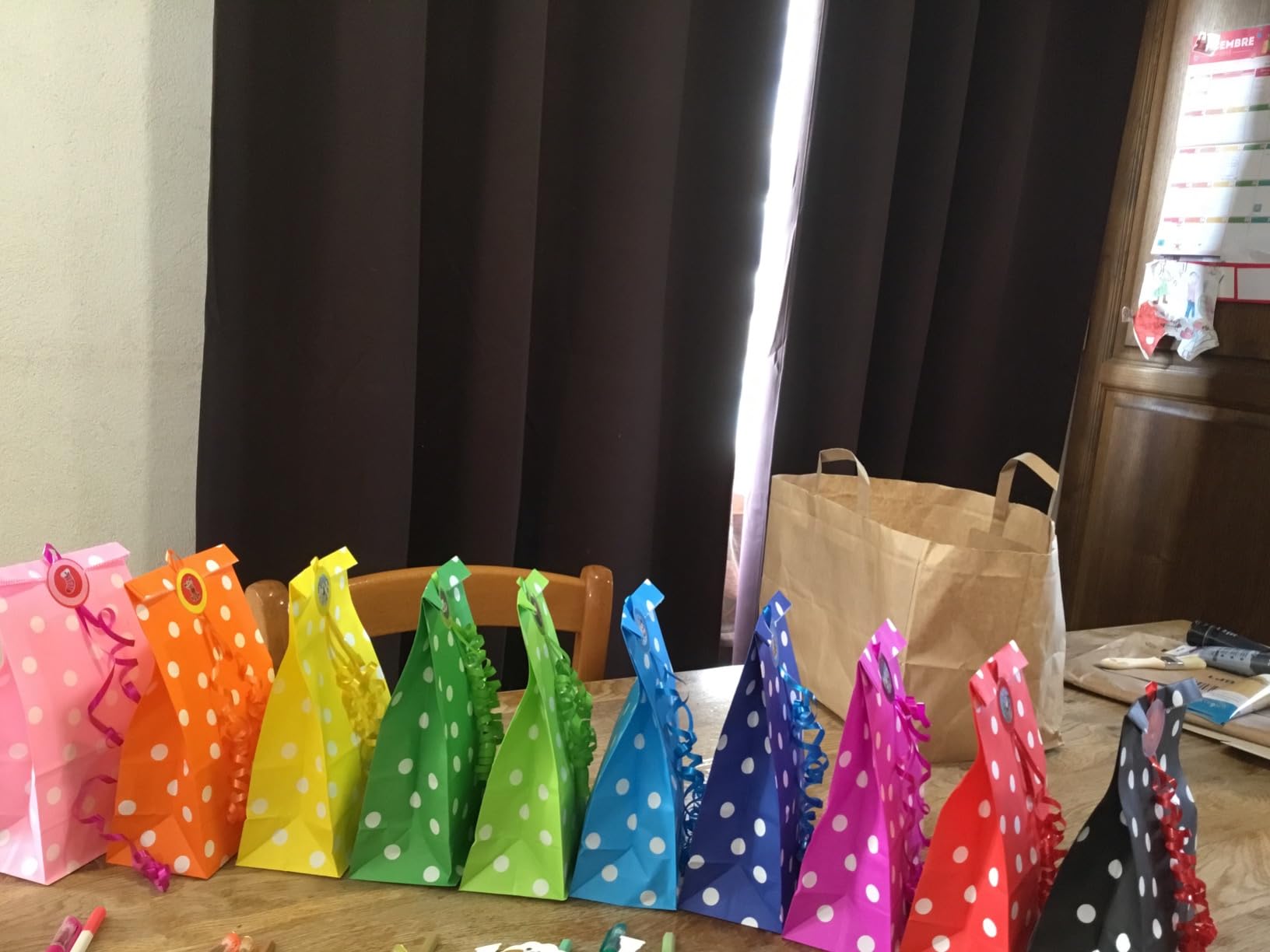 Kiomdsr 52 Pièces Sac Cadeau Anniversaire,Sachet Bonbons, Pochette