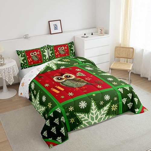 Miniatura 10 de Erosebridal Juego de edredón de cascanueces tamaño matrimonial, ropa de cama retro de Navidad para niños y niños, coloridos juegos de edredón de