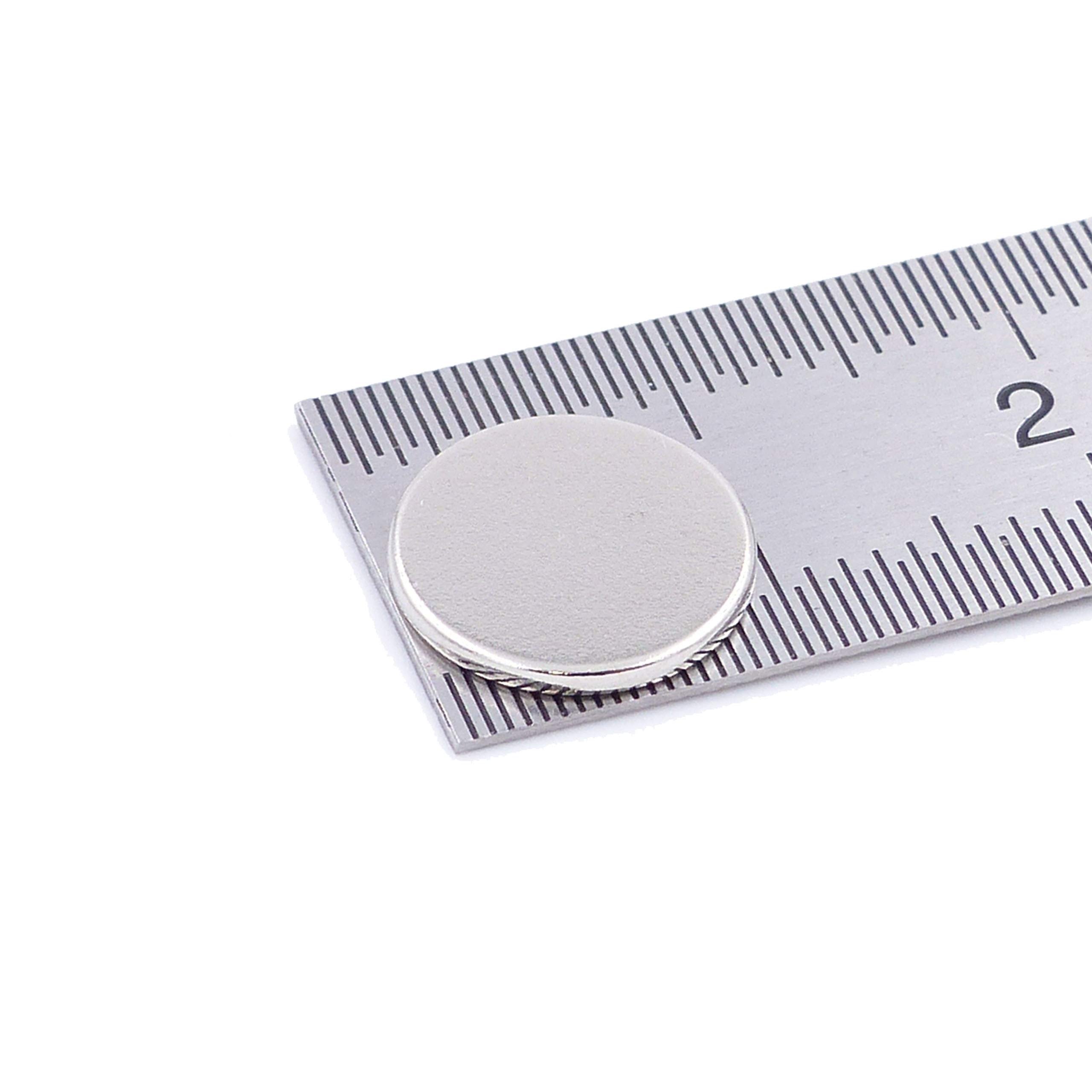 Brudazon | 15 Mini Magneti Dischi da 10x7mm | grado magnetico N52 - magneti in neodimio ultra potenti | magneti per modellismo, foto, lavagne magnetiche | piccoli, rotondi ed extra potenti