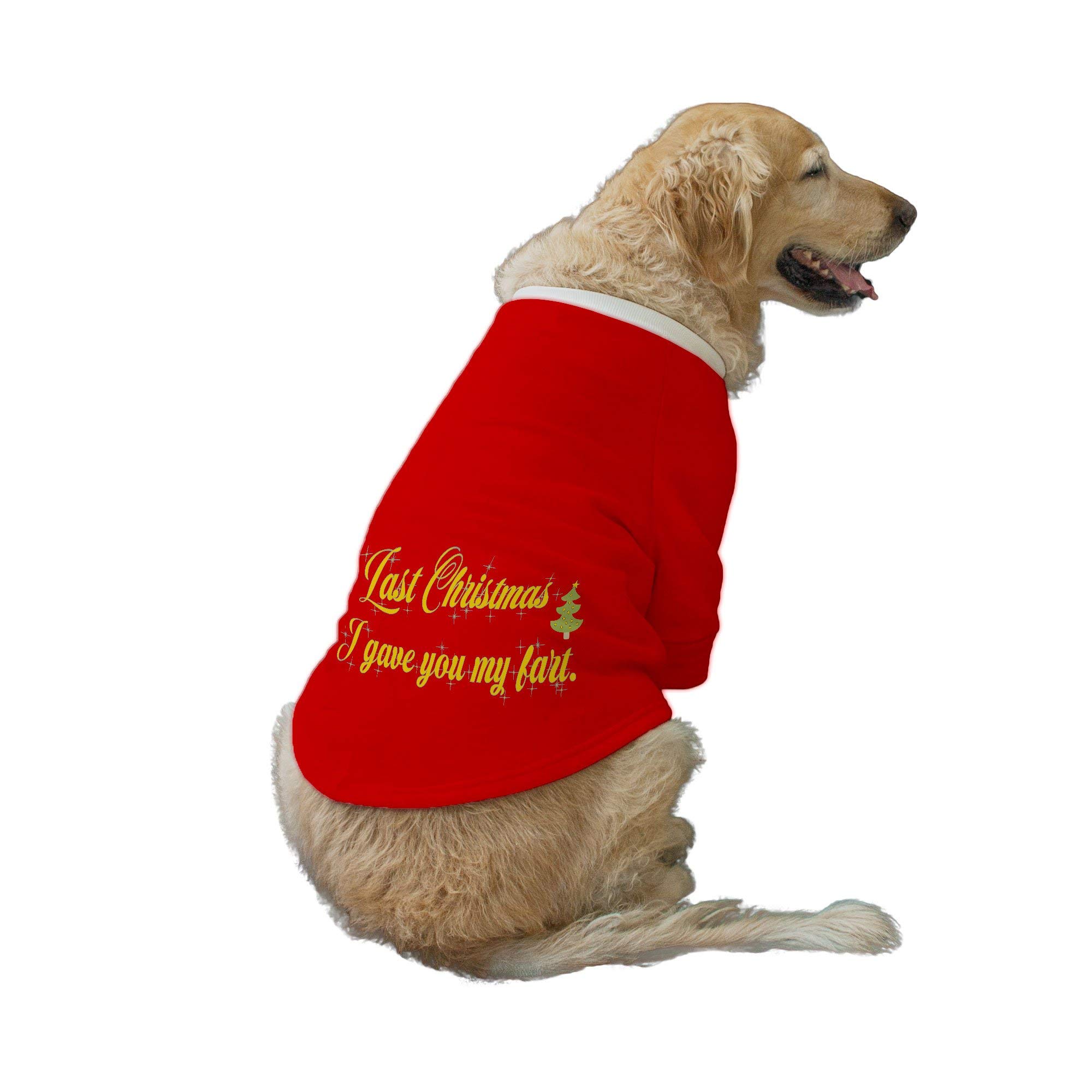 Ruse Pet Last Christmas Printed Round Neck Full Sleeves Technical Dog Jacket for Dog Clothes Winter Apparel Christmas Red XX-Small/X-Small (New Born Puppy) (B08QF7BDG7) Amazon Price History, Amazon Price Tracker