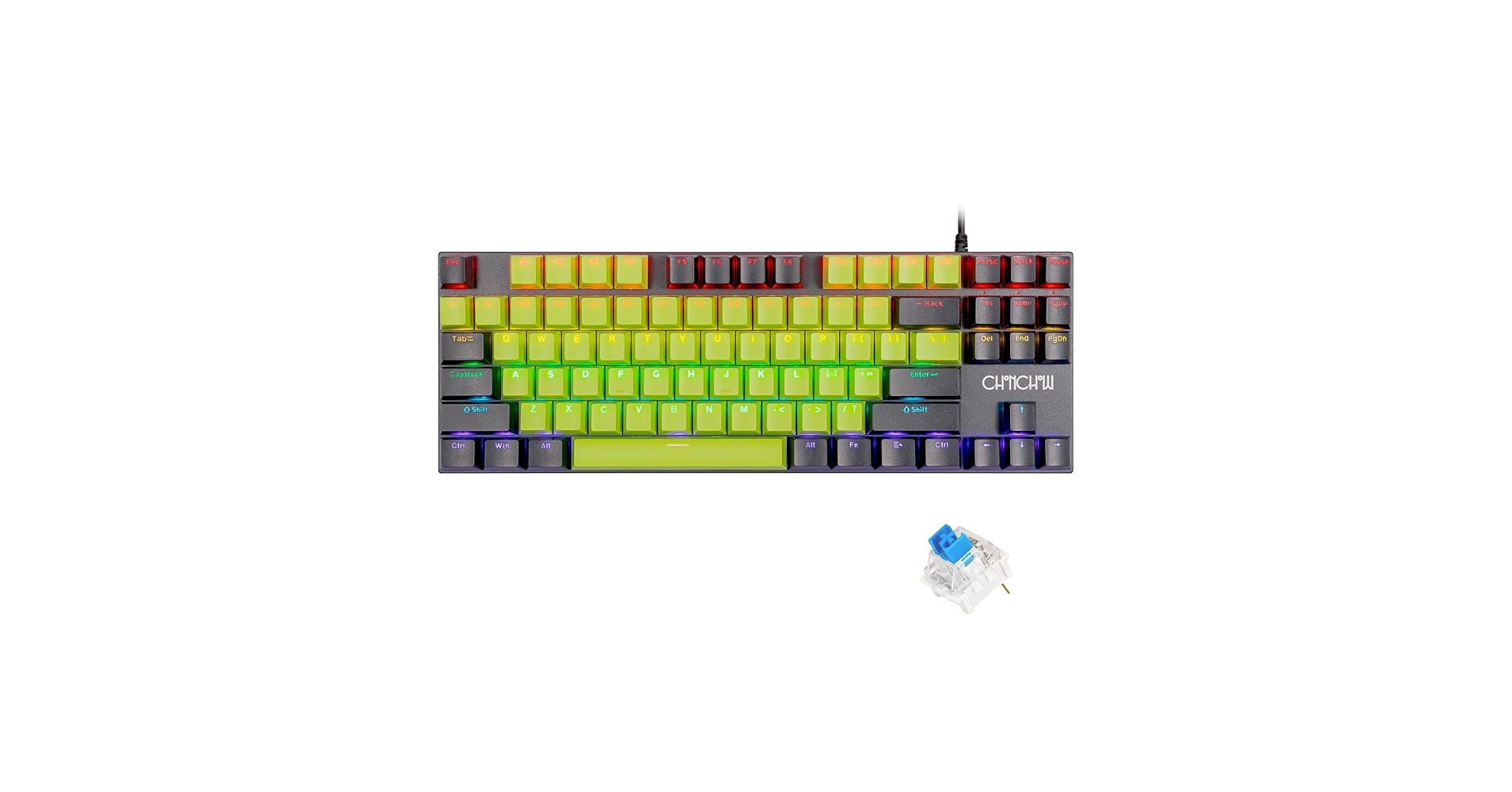 【キーボード】Nゲージ　ジャンク品 Amazon | ATTACK SHARK×MAMBASNAKE X75 透明ガスケット 有線