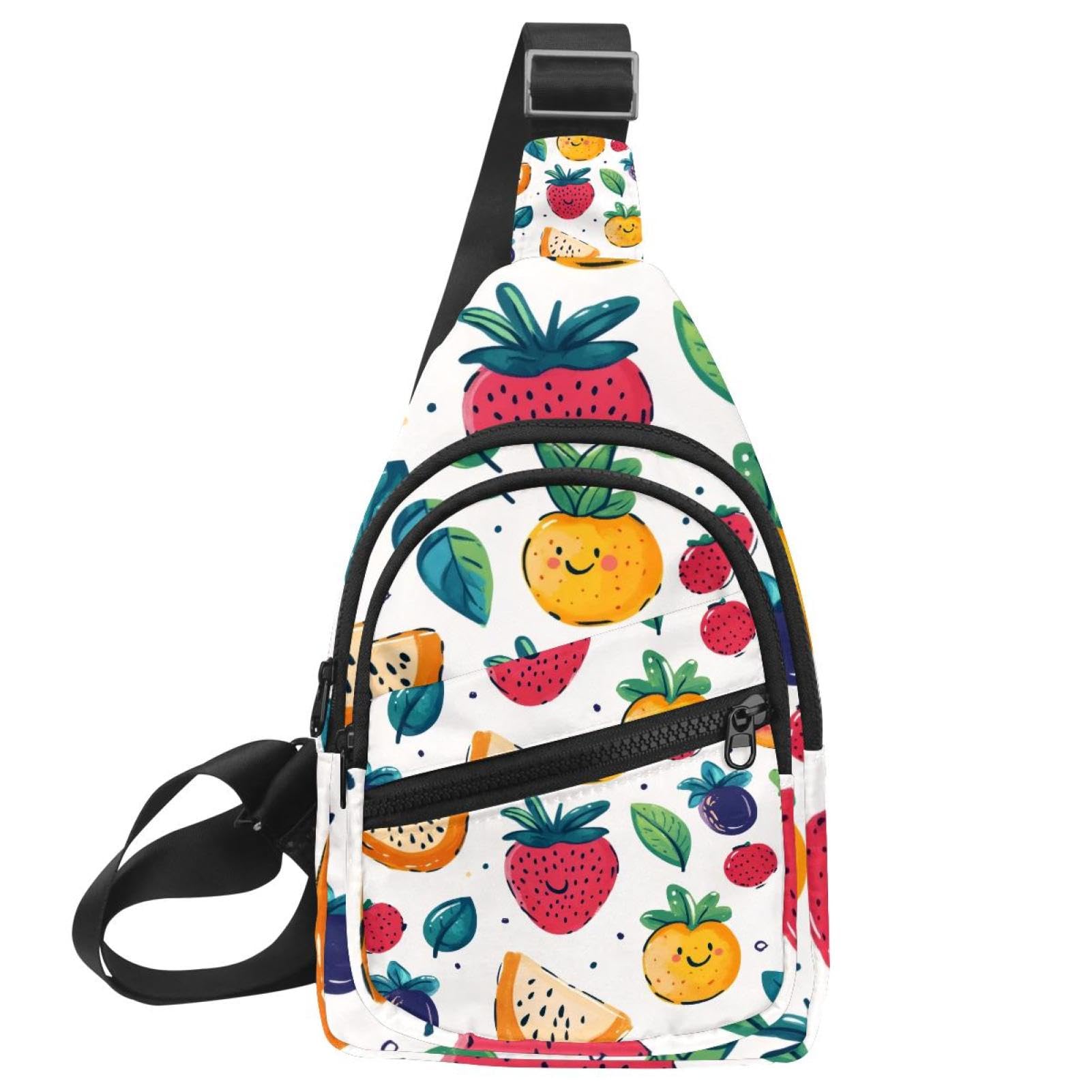Sac à dos à bandoulière avec sangle réglable pour la course - 7