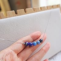 Vista 42 de Crystal Pendant Necklace 925 Sterling Silver Chain Necklace Adjustable Healing Crystal Necklace For Women