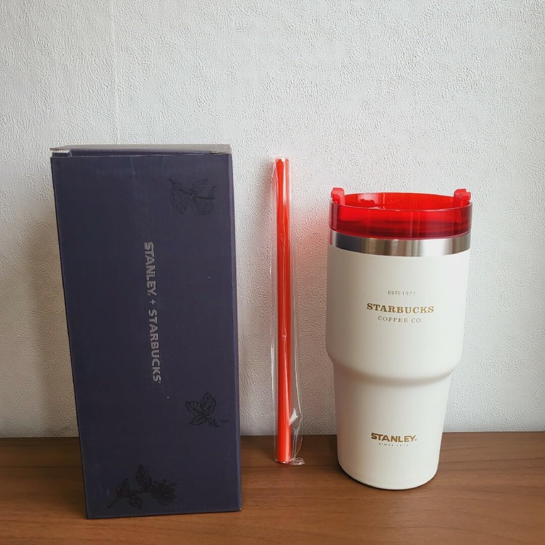 Amazon | スターバックス タンブラー スタンレー アイボリー 591ml 