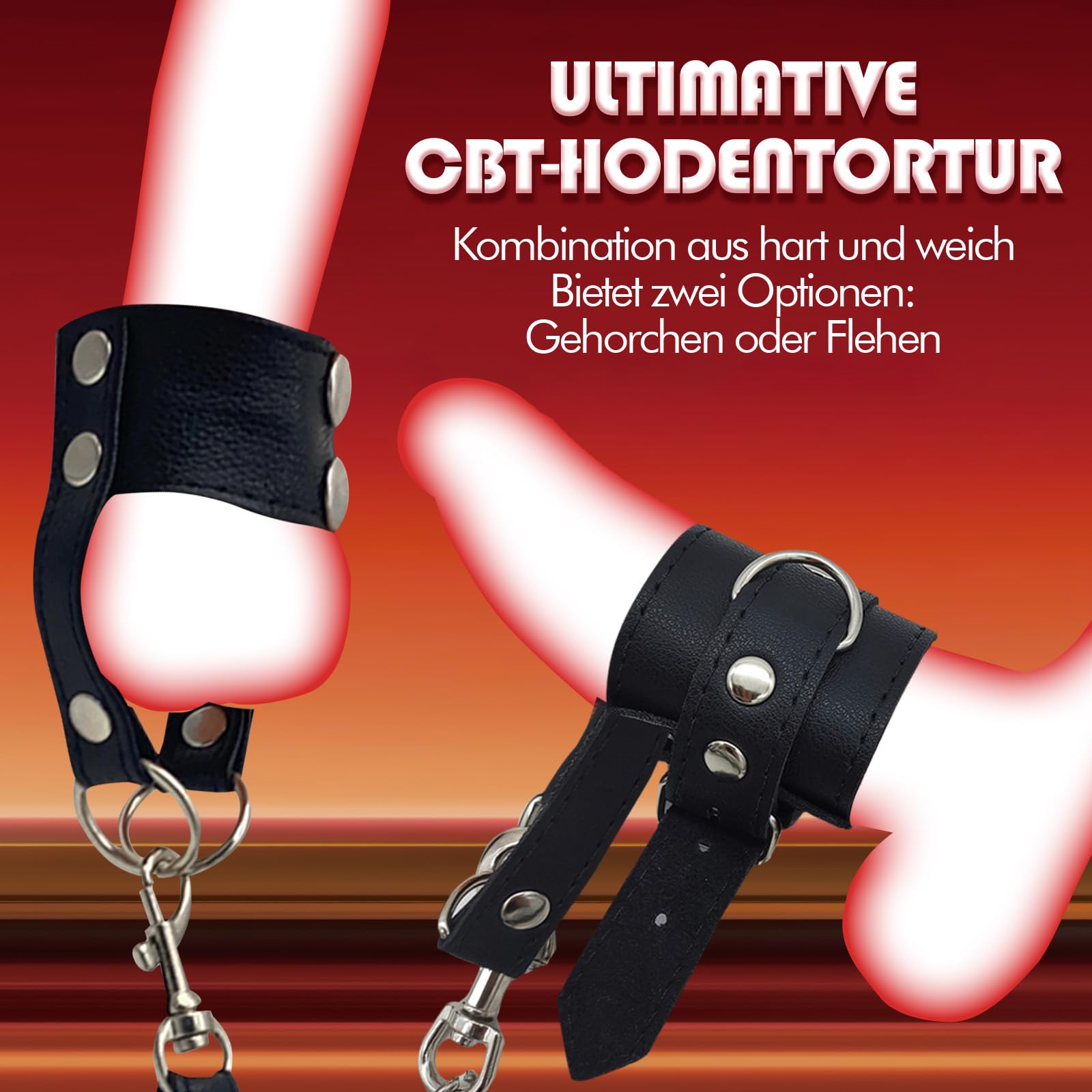 Anneaux Pour Les Testicules Et Anneau PéNien Hommes Set D'Anneaux Extensibles Kit De Torture Des BDSM SM ExtrêMes Anneau Testiculaire Une ExpéRience Intense (2 PièCes)