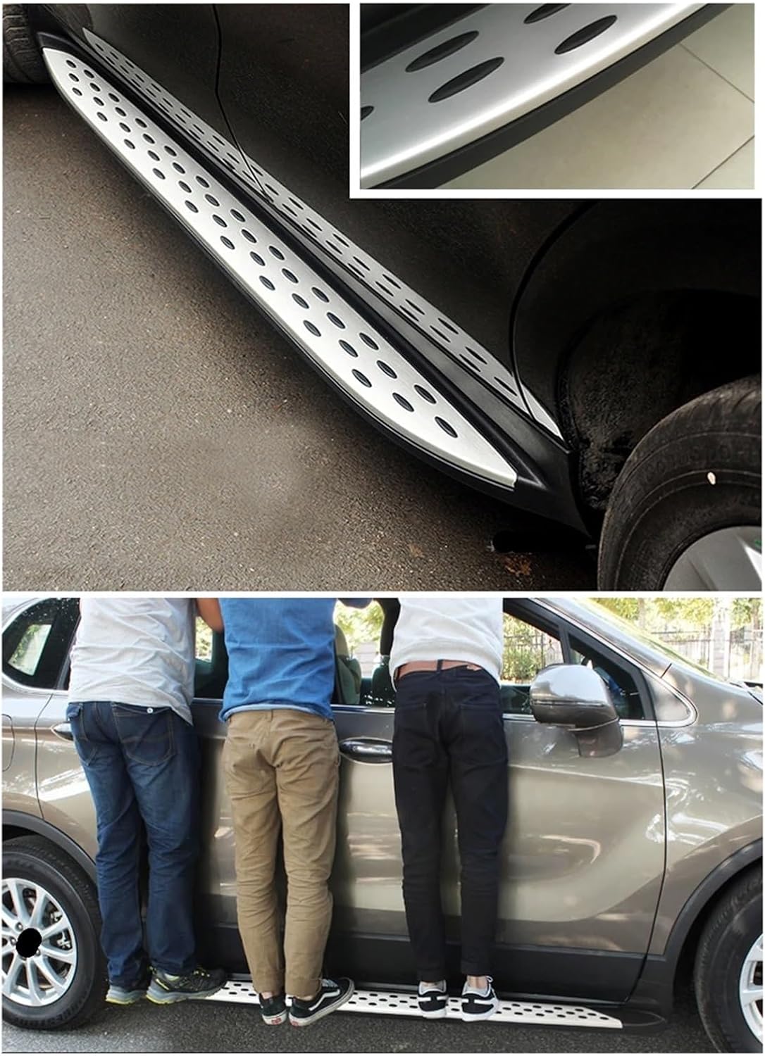 Luxurious Nerf Bar Side Step Bar Running Board Compatible For Jeep Grand Cherokee