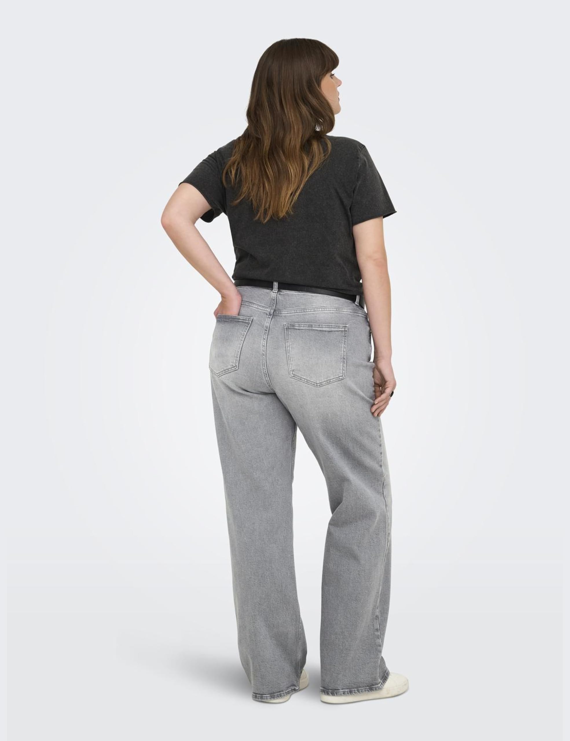 ONLY Carmakoma Carjuicy Hw Wide Leg Rea707 DNM Femme
