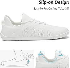 Unisex Minimalistas Zapatillas Hombres Barefoot Slip-On Casual Sneakers Mujer Ligero Descalzos Zapatos Gr.36-482