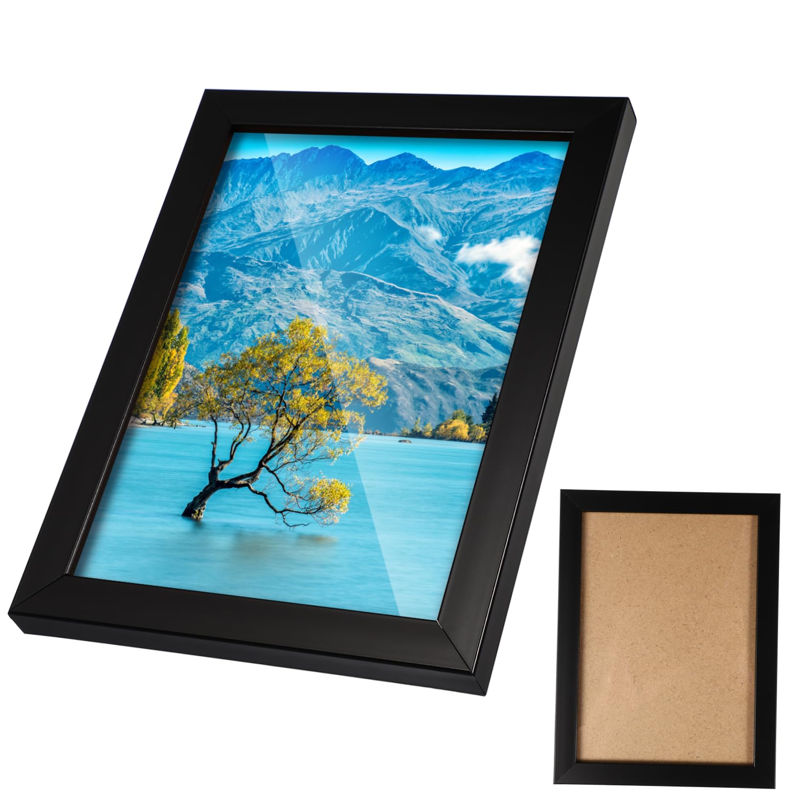 Cadres photo noirs Amosfun | Lot de 23 pièces tailles assorties pour décoration murale