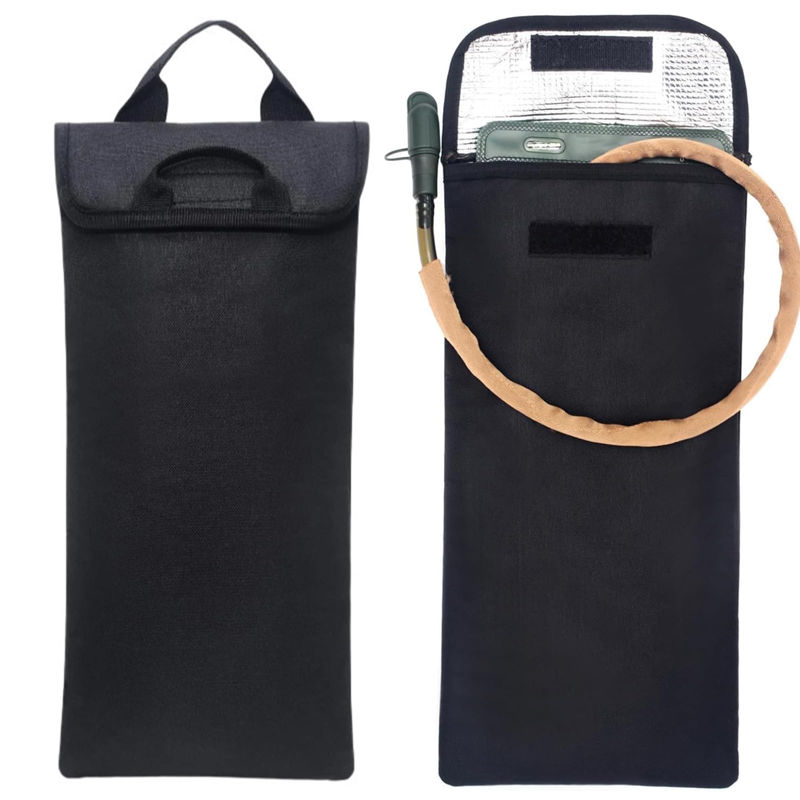 Isolierte Hydratisierte Blasenhülle, Sport-Wasserblasen-Isoliertasche, Isolierbeutel Für Wasserblase, Geeignet für 3L Wassersäcke, Laufen, Wandern, Klettern, Radfahren Im Freien (Ohne Liner)