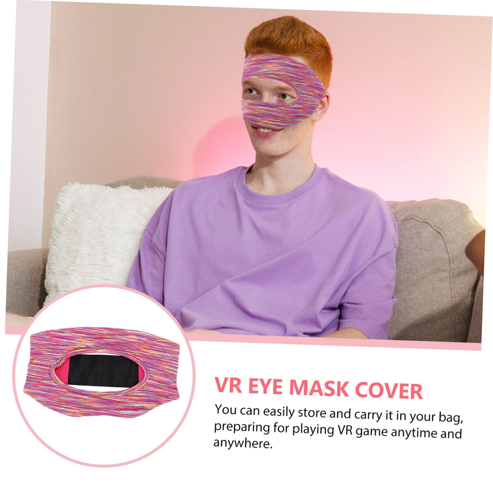 OSALADI 3pezzi Maschera Vr Traspirante Per Headset Copertura Assorbentper Sudore Accessorio Pratico Per Giocare Comodità e Pulizia
