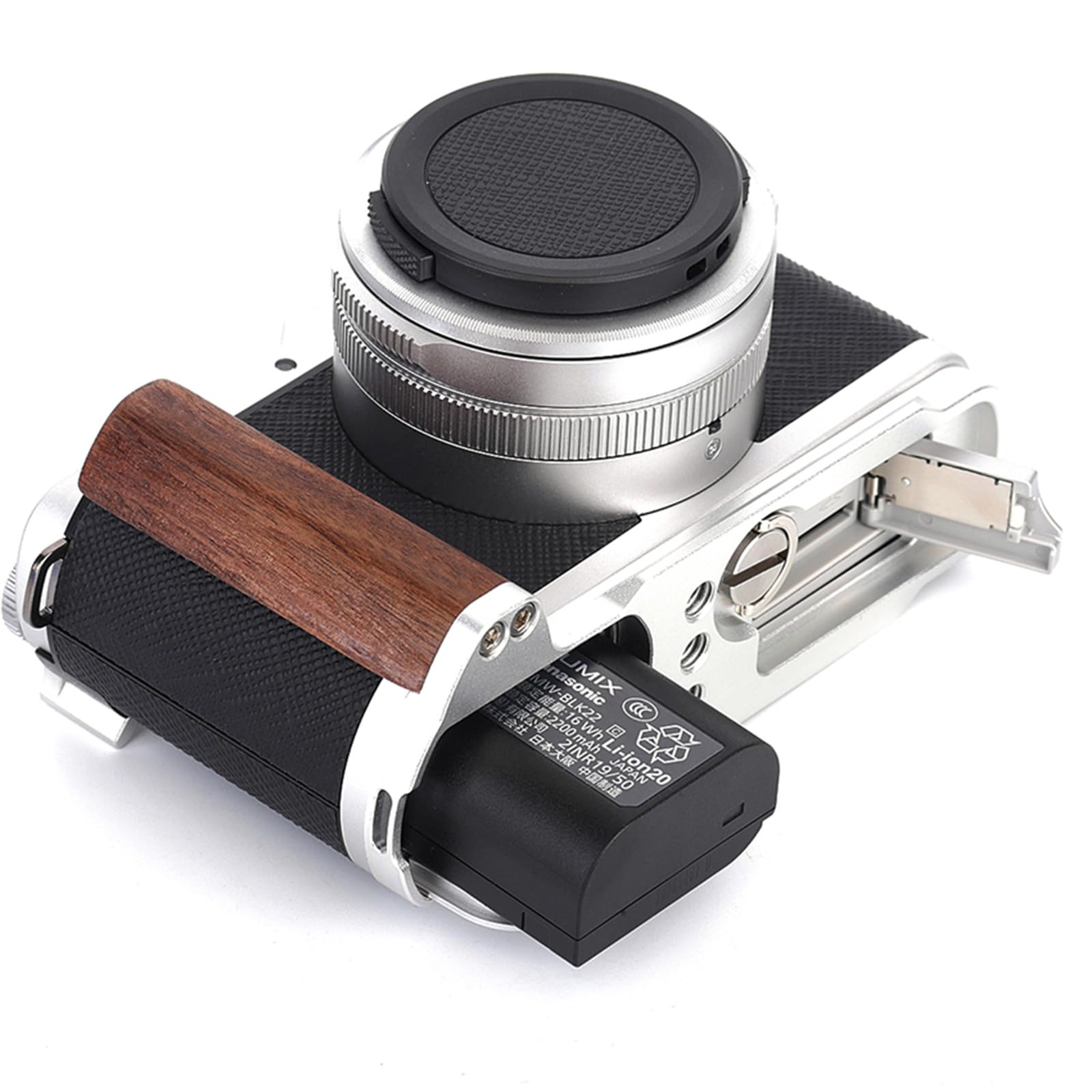 Supporto a L con impugnatura in metallo per Panasonic LUMIX L10