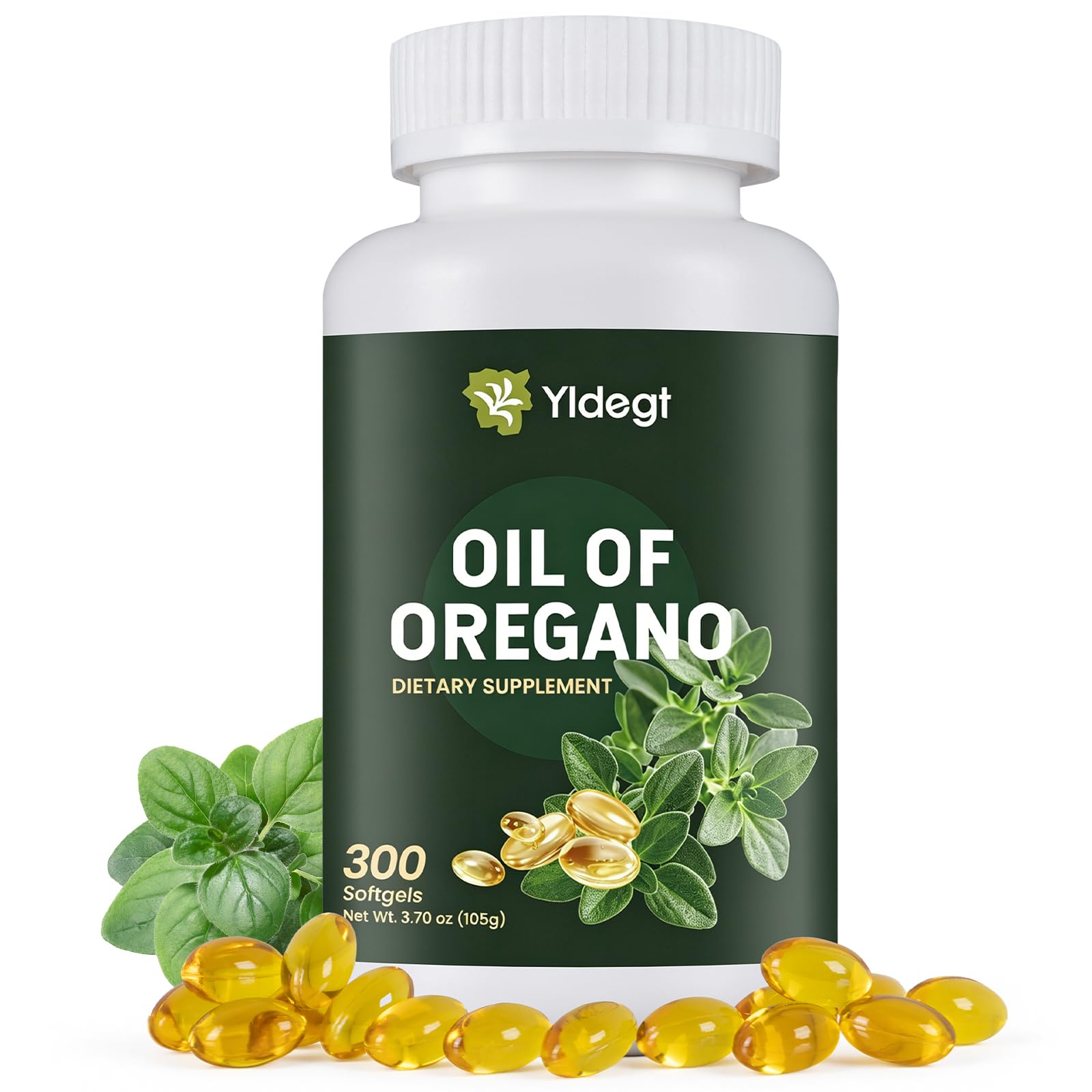 Oil of Oregano with Black Seed Oil 300 Softgels 300 Count (Pack of 1)
