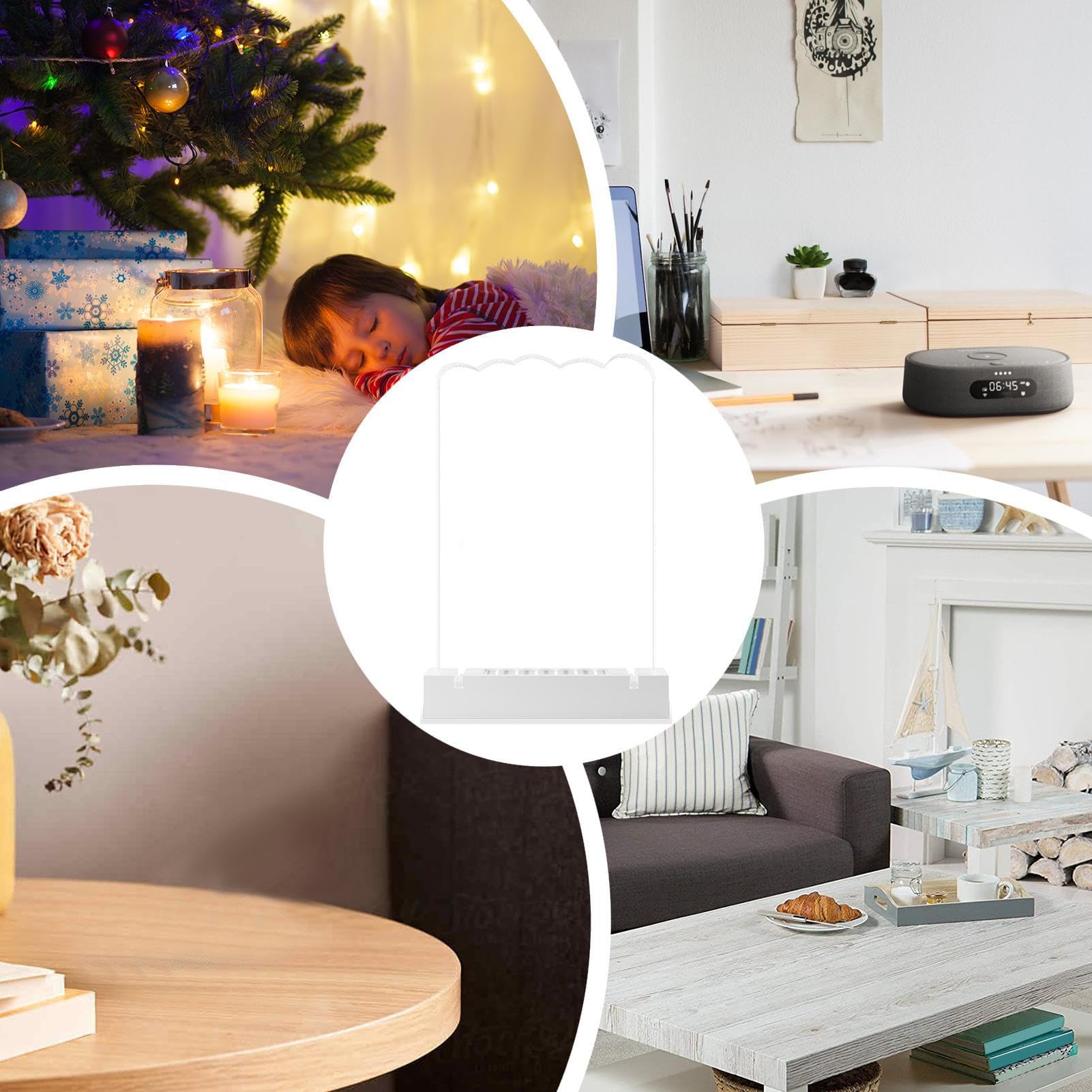 Kit di impronte di mani e piedi per bambini, cornice per foto con impronta di mano familiare, cornice per foto souvenir, souvenir artigianale trasparente con vernice sicura per i più piccoli, | acrilico ricordo per la decorazione della camera da soggiorno