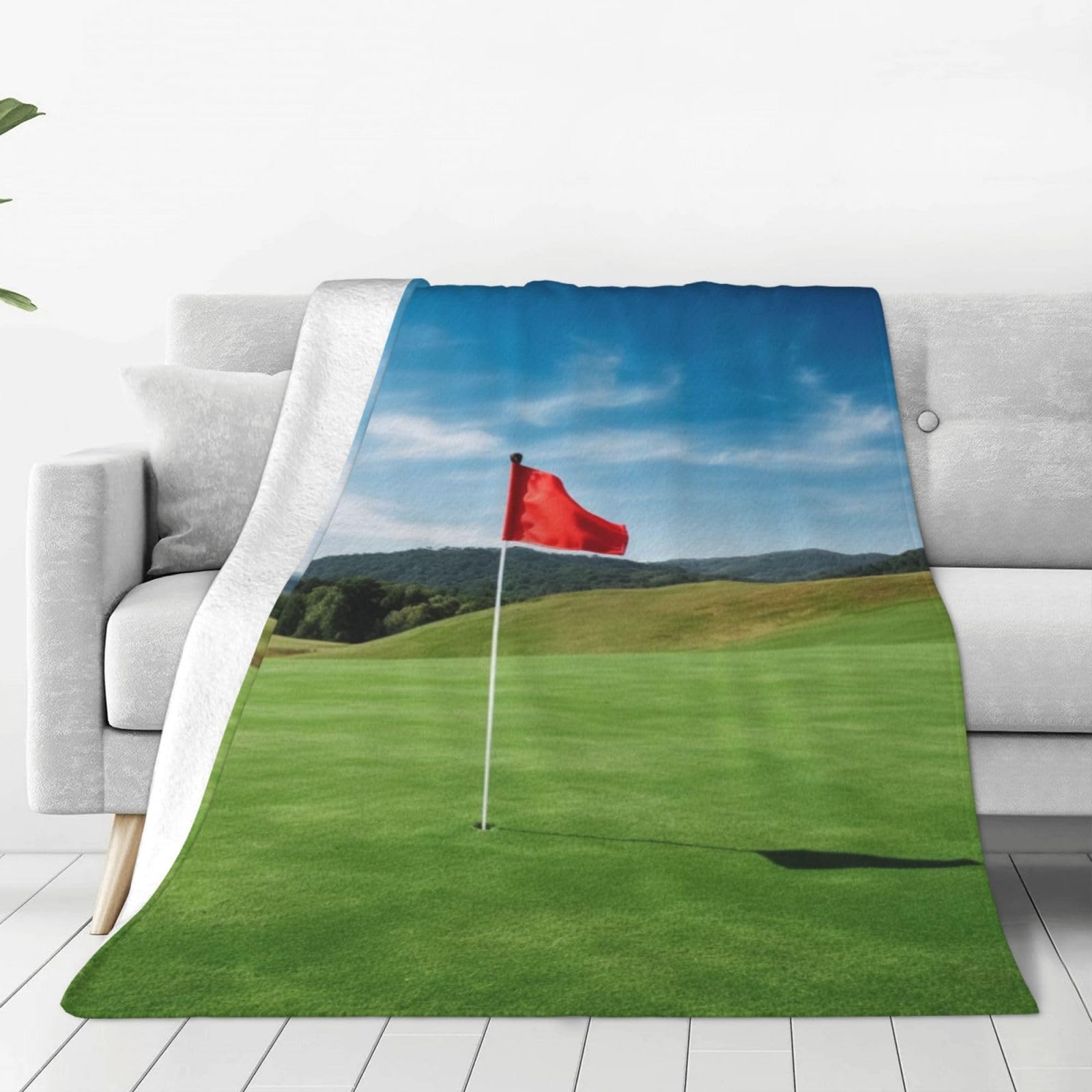 Couverture de terrain de sport légère et douce pour vos moments de détente au salon